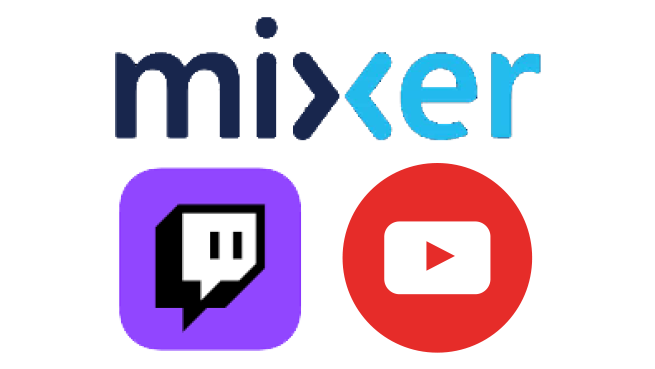 Logo Mixer, Twitch, Youtube